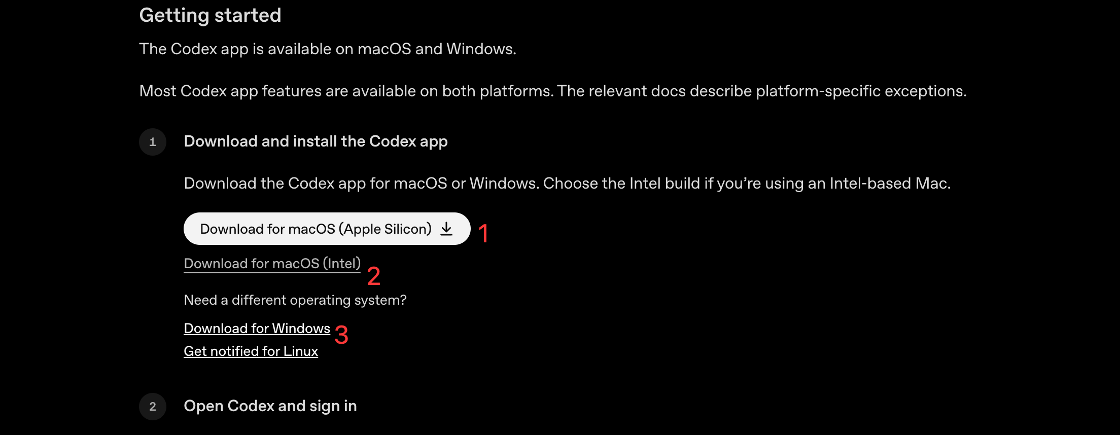 Codex app 下载按钮标记